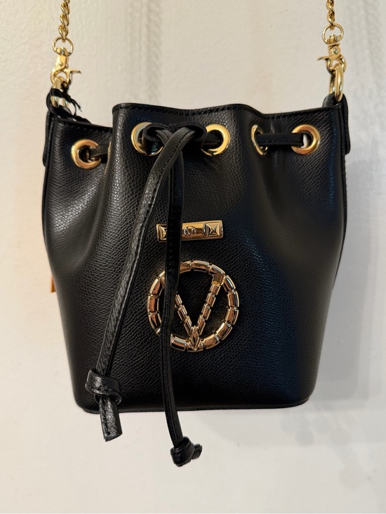 Mario Valentino Handbags - Valentino by Mario Valentino Jules Bonbonniere Bucket Bag Black Made in Italy